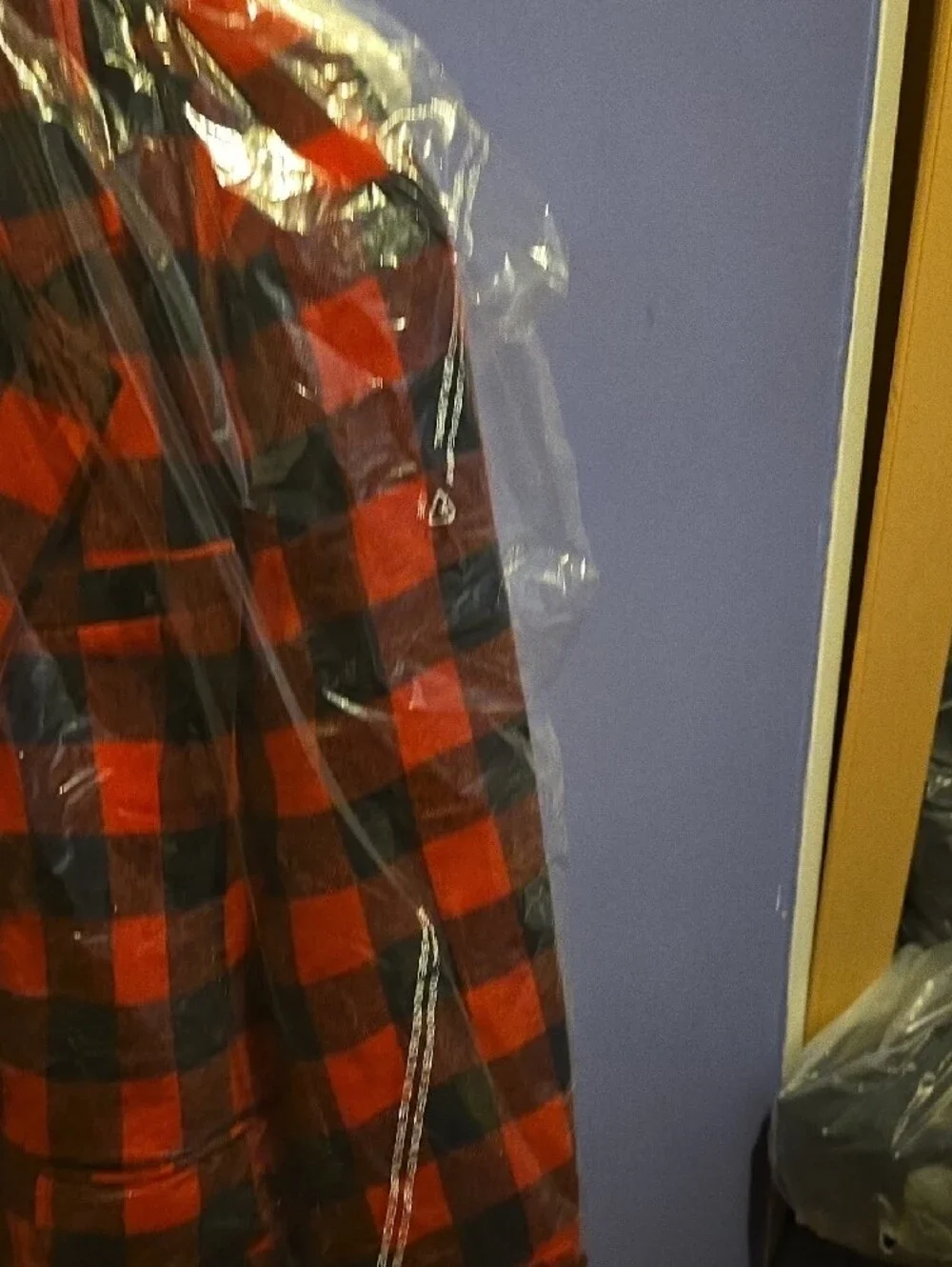 Men's Red & Black Plaid Jacket - Classic Check Coat